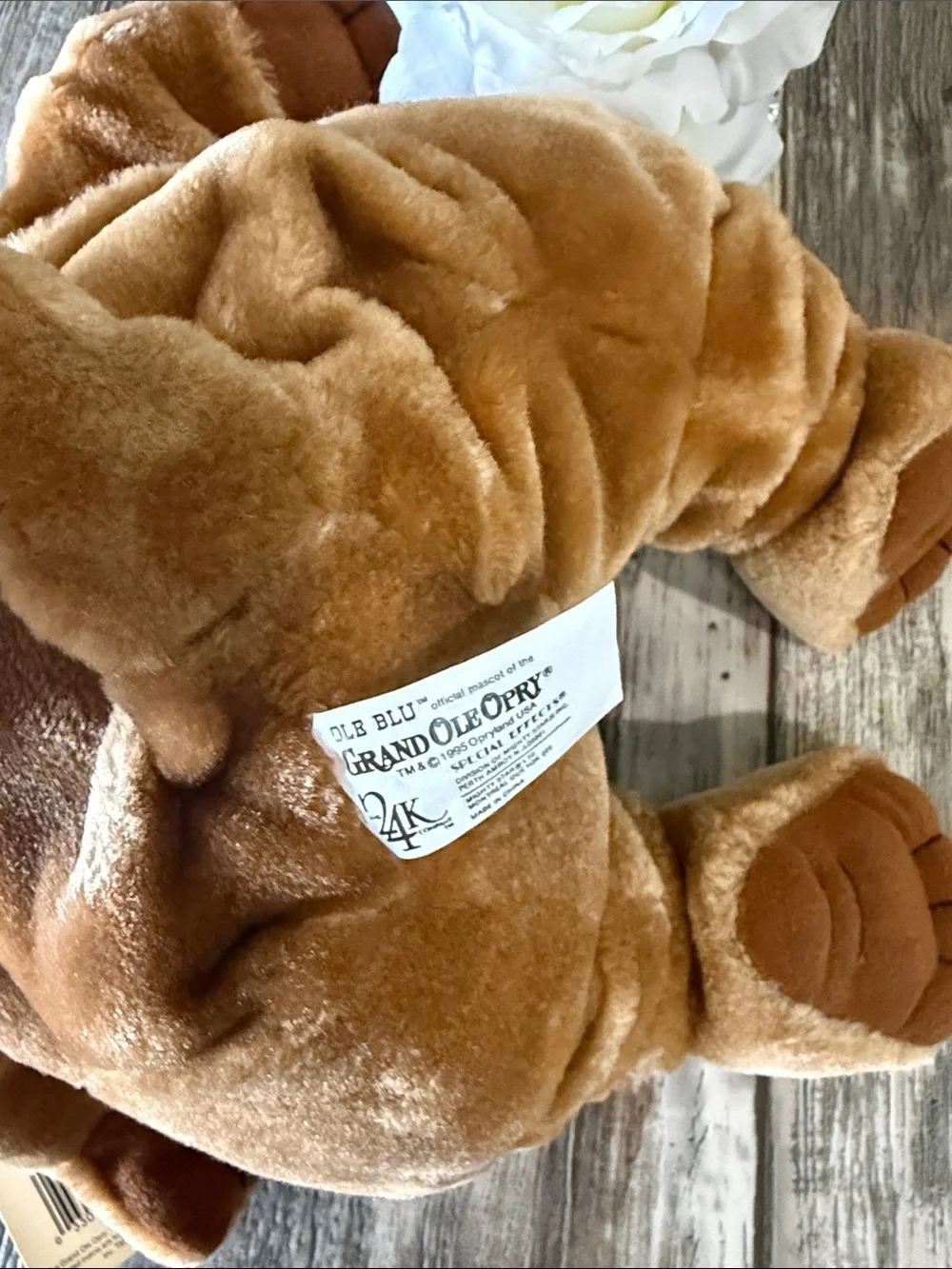NWT 1995 Vtg The Grand Ole Opry Hound Dog Plush NWT Ole Blu Mascot Plush